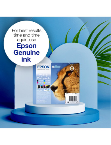 Epson T0715 ink cartridge 1 pc(s) Original Standard Yield Black, Cyan, Magenta, Yellow