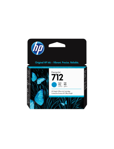 HP 712 syaani DesignJet -mustepatruuna, 29 ml