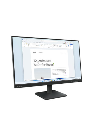 Lenovo L24-4e platta pc-skärmar 60,5 cm (23.8") 1920 x 1080 pixlar Full HD LCD Svart