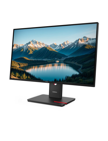 Lenovo ThinkVision T27Q-40 tietokoneen litteä näyttö 68,6 cm (27") 2560 x 1440 pikseliä Wide Quad HD LED Musta