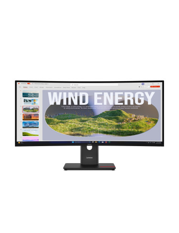 Lenovo ThinkVision T34WD-40 tietokoneen litteä näyttö 86,4 cm (34") 3440 x 1440 pikseliä Wide Quad HD LED Musta