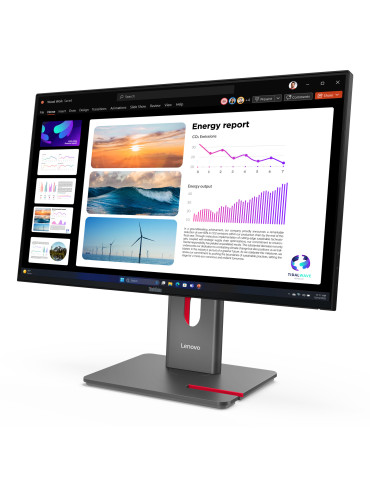 Lenovo ThinkVision P24Q-40 tietokoneen litteä näyttö 60,5 cm (23.8") 2560 x 1440 pikseliä Quad HD LCD Musta