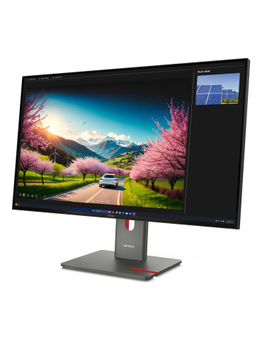 Lenovo ThinkVision P32UD-40 tietokoneen litteä näyttö 80 cm (31.5") 3840 x 2160 pikseliä 4K Ultra HD LCD Musta
