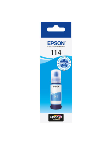 Epson 114 EcoTank Cyan ink bottle