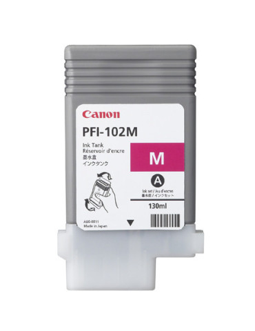 Canon PFI-102M mustekasetti 1 kpl Alkuperäinen Magenta