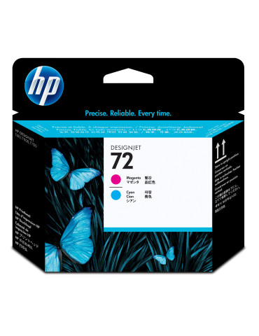 HP 72 magenta och cyan skrivhuvud