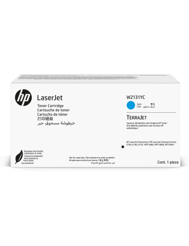 HP W2131YC, alkuperäinen syaani LaserJet-värikasetti, Contract