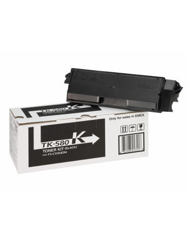 KYOCERA TK-580K Tonerkassett 1 styck Original Svart