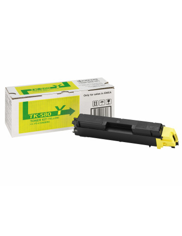 KYOCERA TK-580Y Tonerkassett 1 styck Original Gul
