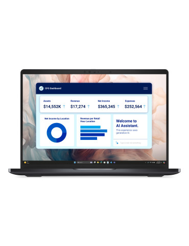 DELL Pro 13 Premium PA13250 Copilot+ PC Intel Core Ultra 7 268V Kannettava tietokone 33,8 cm (13.3") Kosketusnäyttö Quad HD+ 32