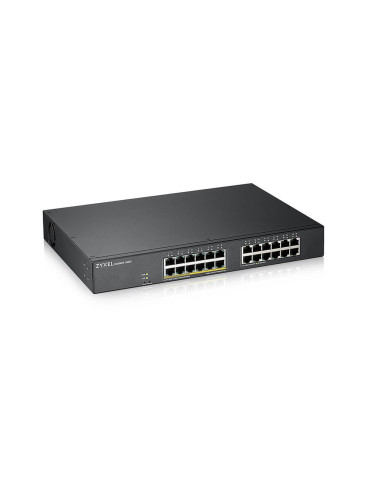 Zyxel GS1900-24EP Hallittu L2 Gigabit Ethernet (10 100 1000) Power over Ethernet -tuki Musta