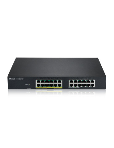 Zyxel GS1915-24EP Hallittu L2 Gigabit Ethernet (10 100 1000) Power over Ethernet -tuki 1U Musta