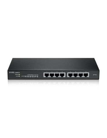 Zyxel GS1915-8 Hallittu L2 Gigabit Ethernet (10 100 1000) Musta