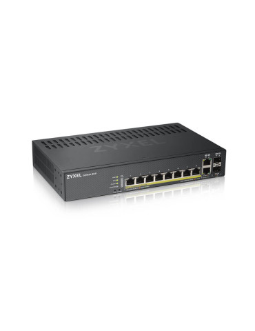 Zyxel GS1920-8HPV2 Hallittu Gigabit Ethernet (10 100 1000) Power over Ethernet -tuki Musta