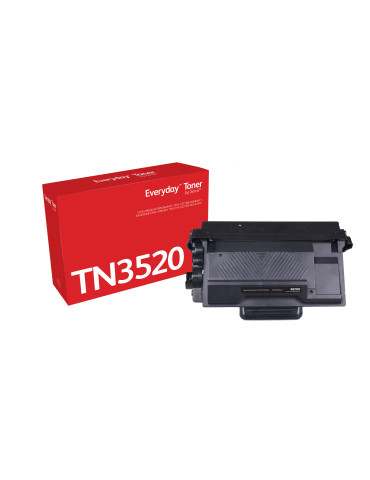 Everyday™ Mustavalko Toner by Xerox compatible with Brother TN3520, Jumbo capacity