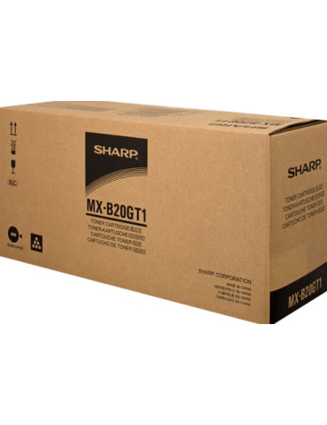 Sharp MXB20GT1 Tonerkassett 1 styck Original Svart