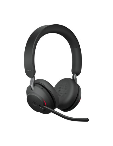 Jabra Evolve2 65 Headset Wireless Head-band Office Call center USB Type-C Bluetooth Black
