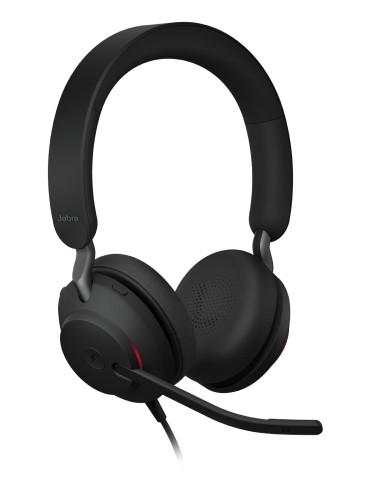Jabra Evolve2 40 SE Headset Wired Head-band Office Call center USB Type-C   USB Type-A Black