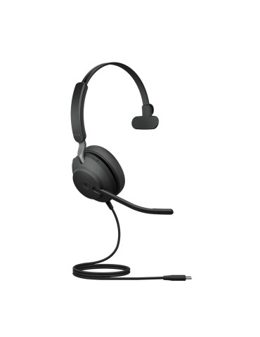 Jabra Evolve2 40 SE Headset Wired Head-band Office Call center USB Type-C   USB Type-A Black