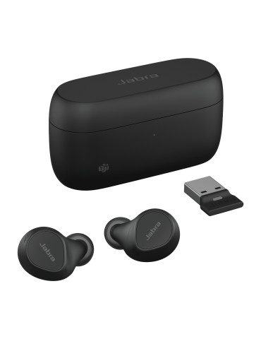 Jabra Evolve2 Buds Kuulokkeet Langaton In-ear Toimisto puhelukeskus USB Type-C   USB Type-A Bluetooth Musta