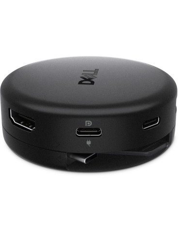 DELL DA326 Langallinen USB 3.2 Gen 1 (3.1 Gen 1) Type-C Musta