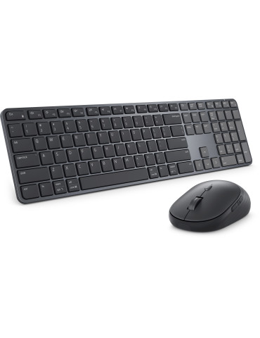 DELL Pro 7 Slim KM726 näppäimistö Sisältää hiiren Koti  Toimisto RF Wireless + Bluetooth QWERTY Pohjoismainen Musta