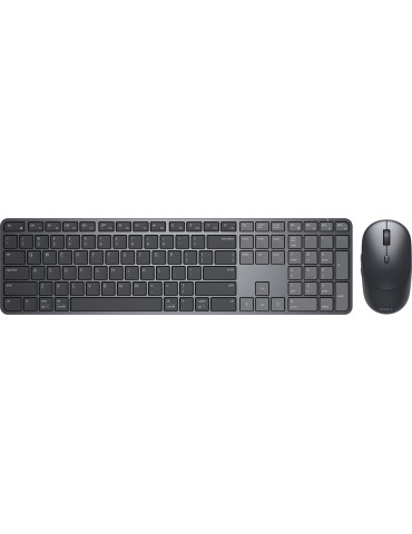 DELL Pro 7 Slim KM726 näppäimistö Sisältää hiiren Koti  Toimisto RF Wireless + Bluetooth QWERTY Pohjoismainen Musta
