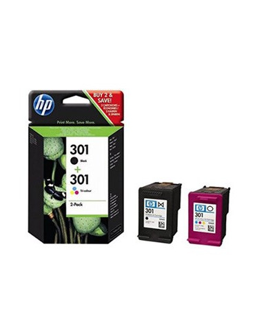 HP 301 black & color ink...