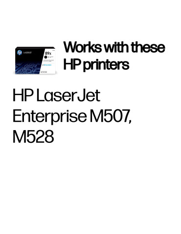 HP 89X High Yield Black Original LaserJet Toner Cartridge