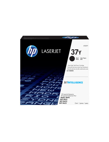HP 37Y svart original LaserJet-tonerkassett med extra hög kapacitet