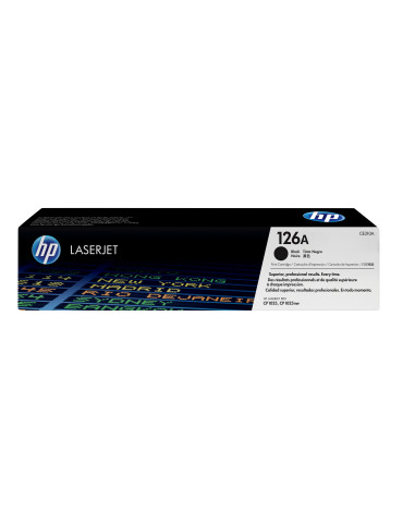 HP 126A, alkuperäinen musta LaserJet-värikasetti