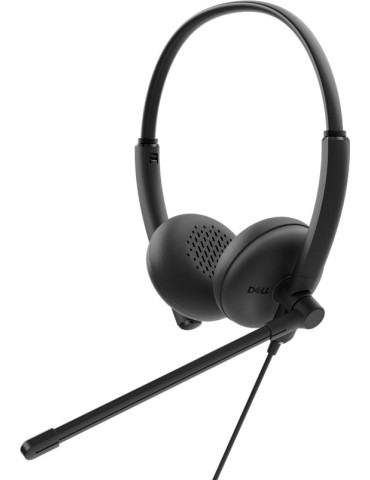 DELL WH125 Headset Wired Head-band Office Call center USB Type-A Black