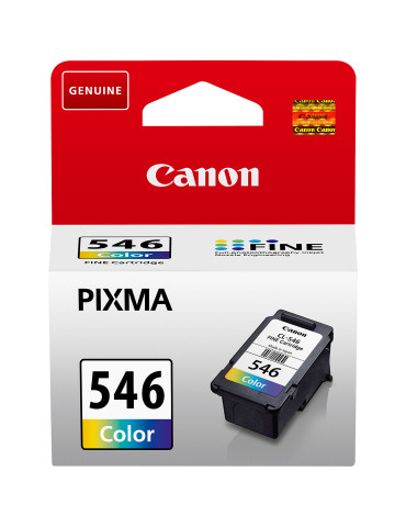 Canon CL-546 mustekasetti 1 kpl Alkuperäinen Perusvärintuotto Syaani, Magenta, Keltainen