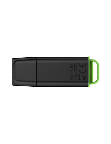 Kingston Technology DataTraveler 256 Gt n muistitikku, USB 3.2, Gen 1, Exodia, musta vihreä