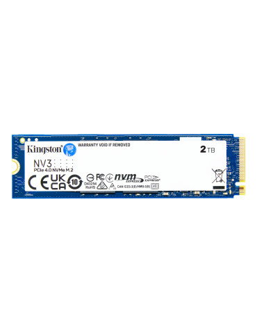 Kingston Technology NV3 2 TB M.2 PCI Express 4.0 NVMe 3D NAND