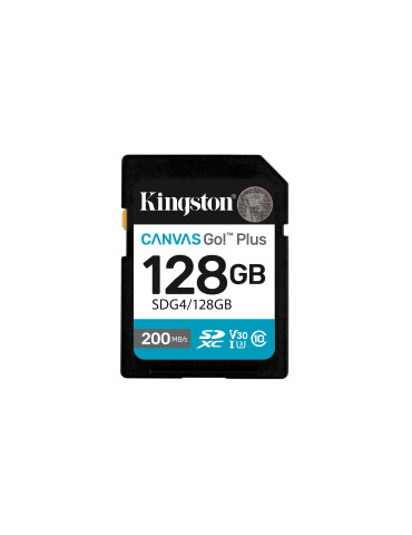 Kingston Technology Canvas Go! Plus 128 GB SDXC UHS-I Klass 10