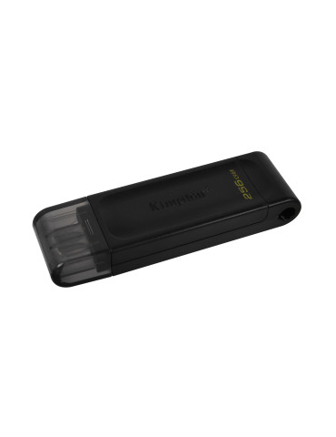 Kingston Technology DataTraveler 70 USB-sticka 256 GB USB Type-C 3.2 Gen 1 (3.1 Gen 1) Svart