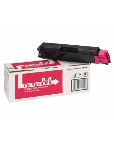 KYOCERA TK-580M Tonerkassett 1 styck Original Magenta