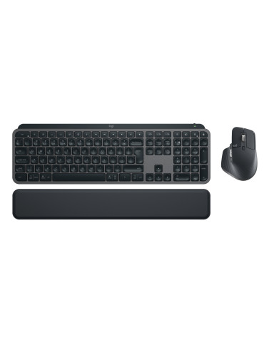 Logitech Master MX Keys Combo for Bussiness keyboard Mouse included Office RF Wireless + Bluetooth QWERTY US International