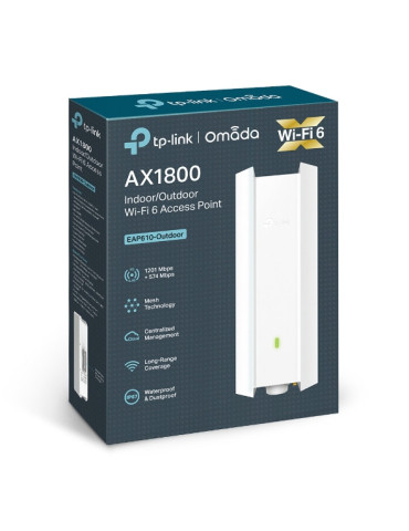 TP-Link Omada EAP610-Outdoor 1800 Mbit s Valkoinen Power over Ethernet -tuki