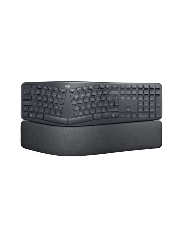 Logitech ERGO K860 Split for Business keyboard Office Bluetooth QWERTY US International Graphite
