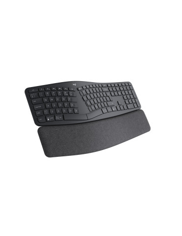 Logitech ERGO K860 Split for Business keyboard Office Bluetooth QWERTY US International Graphite