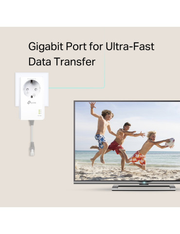 TP-Link TL-PA7017P KIT PowerLine-verkkosovitin 1000 Mbit s Ethernet LAN Valkoinen 2 kpl