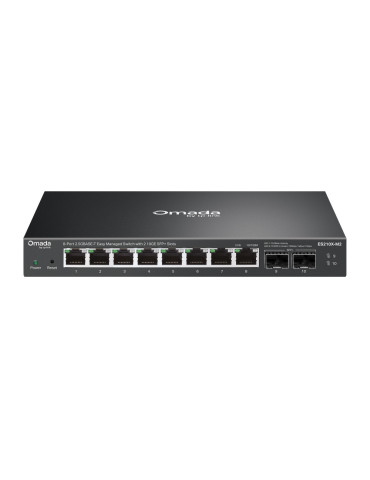 TP-Link ES210X-M2 verkkokytkin Hallittu 2.5G Ethernet (100 1000 2500) Työpöytä- seinäkiinnitys Musta