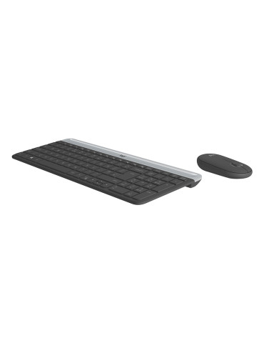 Logitech 920-009200 keyboard Mouse included Universal RF Wireless QWERTY Nordic Graphite