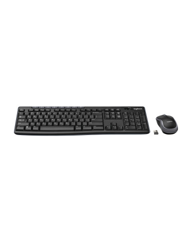 Logitech 920-004535 keyboard Mouse included Universal RF Wireless QWERTY Nordic Black
