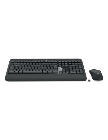 Logitech 920-008683 keyboard Mouse included Universal RF Wireless QWERTY Nordic Black