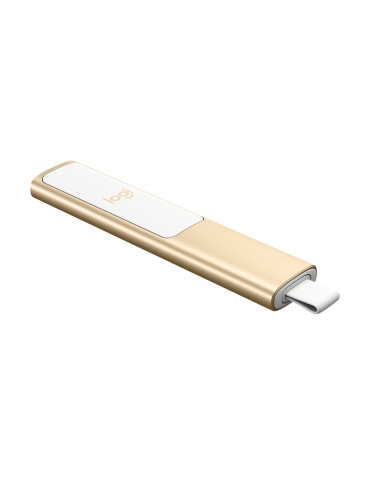 Logitech Spotlight wireless presenter Bluetooth RF Gold