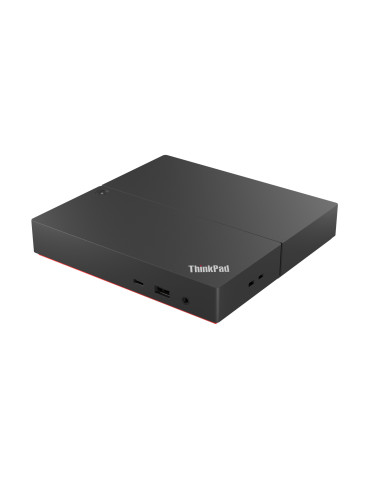 Lenovo ThinkSmart SmartDock Langallinen USB 3.2 Gen 2 (3.1 Gen 2) Type-C Musta