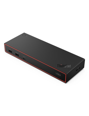 Lenovo ThinkPad USB4 Dock 5000 Langallinen Thunderbolt 4 Musta